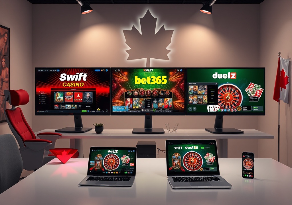 캐나다 신생 온라인 카지노 비교 : Swift Casino·bet365·Duelz 캐나다 온라인 카지노 비교